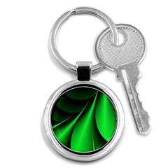 Green Line Lines Background Key Chain (round) by Pakrebo