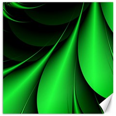 Green Line Lines Background Canvas 20  X 20  by Pakrebo