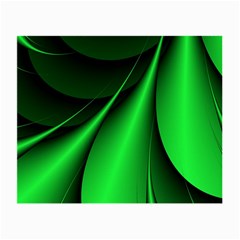 Green Line Lines Background Small Glasses Cloth (2 Sides) by Pakrebo