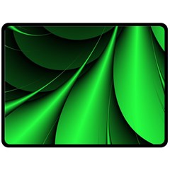 Green Line Lines Background Fleece Blanket (large)  by Pakrebo