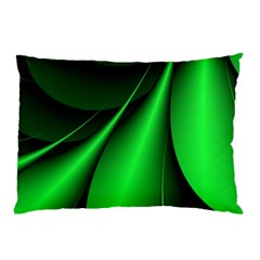 Green Line Lines Background Pillow Case (two Sides) by Pakrebo