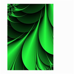 Green Line Lines Background Small Garden Flag (two Sides) by Pakrebo