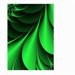 Green Line Lines Background Large Garden Flag (two Sides) by Pakrebo