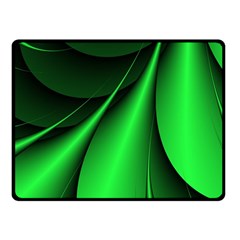 Green Line Lines Background Double Sided Fleece Blanket (small)  by Pakrebo