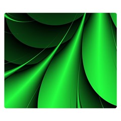 Green Line Lines Background Double Sided Flano Blanket (small)  by Pakrebo