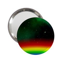 Galaxy Rainbow Universe Star Space 2 25  Handbag Mirrors by Pakrebo