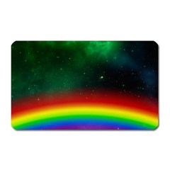 Galaxy Rainbow Universe Star Space Magnet (rectangular) by Pakrebo