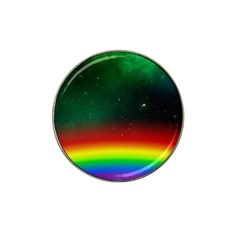 Galaxy Rainbow Universe Star Space Hat Clip Ball Marker by Pakrebo