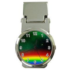 Galaxy Rainbow Universe Star Space Money Clip Watches by Pakrebo