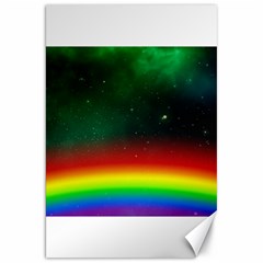 Galaxy Rainbow Universe Star Space Canvas 20  X 30  by Pakrebo