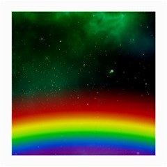 Galaxy Rainbow Universe Star Space Medium Glasses Cloth (2 Sides) by Pakrebo