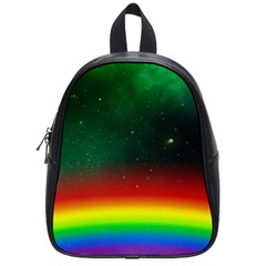 Galaxy Rainbow Universe Star Space School Bag (small) by Pakrebo