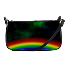 Galaxy Rainbow Universe Star Space Shoulder Clutch Bag by Pakrebo