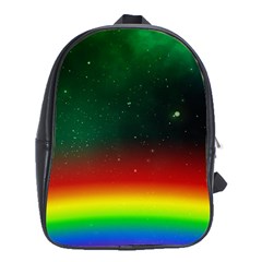 Galaxy Rainbow Universe Star Space School Bag (xl) by Pakrebo