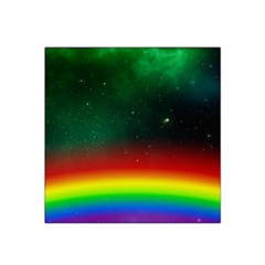 Galaxy Rainbow Universe Star Space Satin Bandana Scarf by Pakrebo