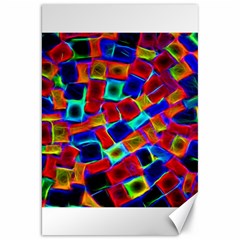 Neon Glow Glowing Light Design Canvas 20  X 30  by Pakrebo