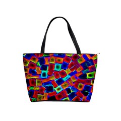 Neon Glow Glowing Light Design Classic Shoulder Handbag by Pakrebo