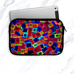 Neon Glow Glowing Light Design Apple Ipad Mini Zipper Cases by Pakrebo