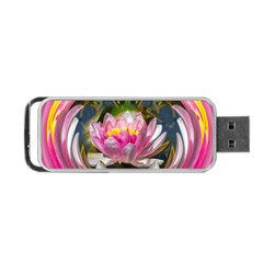 Flower Ornament Color Background Portable Usb Flash (two Sides) by Pakrebo