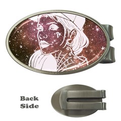 Galaxy Stars Giel Money Clips (oval) 