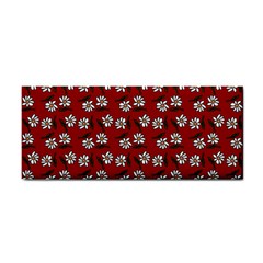 Daisy Red Hand Towel by snowwhitegirl