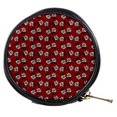 Daisy Red Mini Makeup Bag