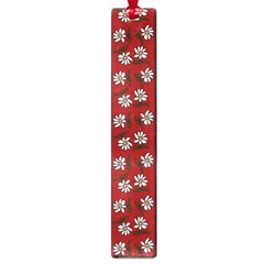 Daisy Red Large Book Marks by snowwhitegirl