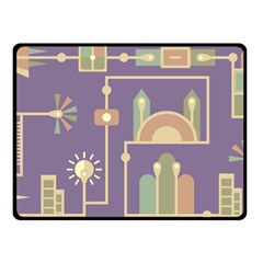 Background Infographic Travel Fleece Blanket (small) by Pakrebo