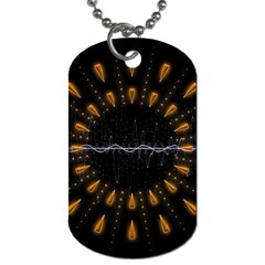 Background Pattern Bright Graphic Dog Tag (one Side) by Pakrebo