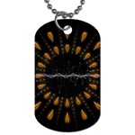 Background Pattern Bright Graphic Dog Tag (One Side) Front