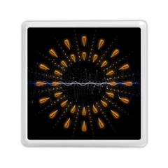 Background Pattern Bright Graphic Memory Card Reader (square) by Pakrebo