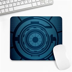 Technology Background Binary Large Mousepads by Pakrebo