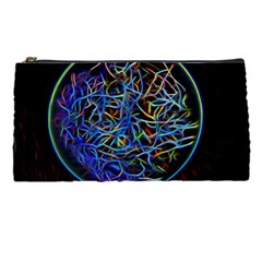 Neon Background Light Design Pencil Cases by Pakrebo