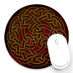 Celtic Spiritual Pattern Art Round Mousepads