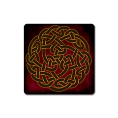 Celtic Spiritual Pattern Art Square Magnet