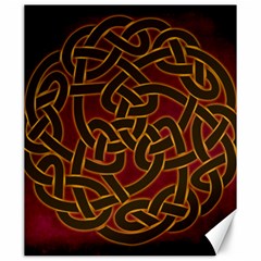 Celtic Spiritual Pattern Art Canvas 20  X 24  by Pakrebo