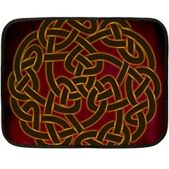 Celtic Spiritual Pattern Art Fleece Blanket (Mini)