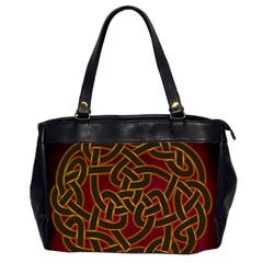 Celtic Spiritual Pattern Art Oversize Office Handbag (2 Sides)