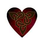 Celtic Spiritual Pattern Art Heart Magnet Front