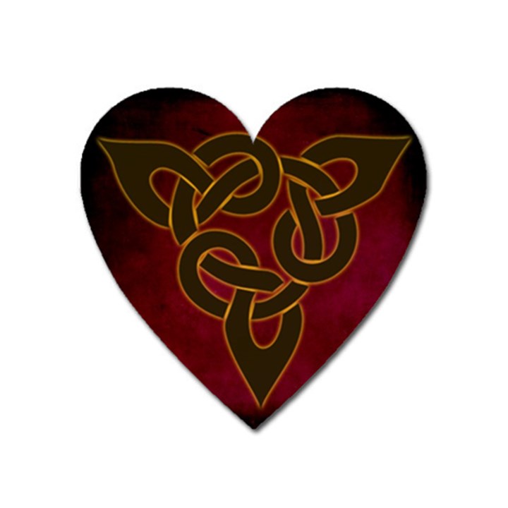 Celtic Spiritual Pattern Art Heart Magnet