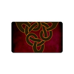 Celtic Spiritual Pattern Art Magnet (name Card) by Pakrebo