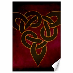 Celtic Spiritual Pattern Art Canvas 12  X 18  by Pakrebo