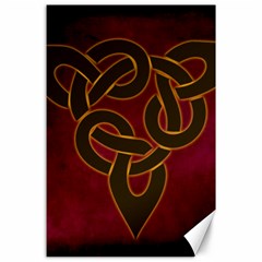 Celtic Spiritual Pattern Art Canvas 24  X 36  by Pakrebo