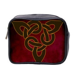 Celtic Spiritual Pattern Art Mini Toiletries Bag (two Sides) by Pakrebo