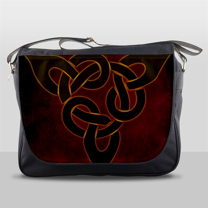 Celtic Spiritual Pattern Art Messenger Bag