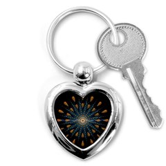 Explosion Fireworks Flare Up Key Chain (heart) by Pakrebo