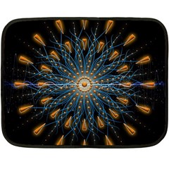 Explosion Fireworks Flare Up Double Sided Fleece Blanket (mini)  by Pakrebo