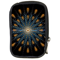 Explosion Fireworks Flare Up Compact Camera Leather Case by Pakrebo