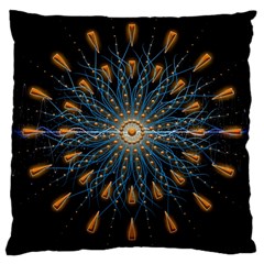 Explosion Fireworks Flare Up Large Cushion Case (one Side) by Pakrebo