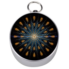 Explosion Fireworks Flare Up Silver Compasses by Pakrebo